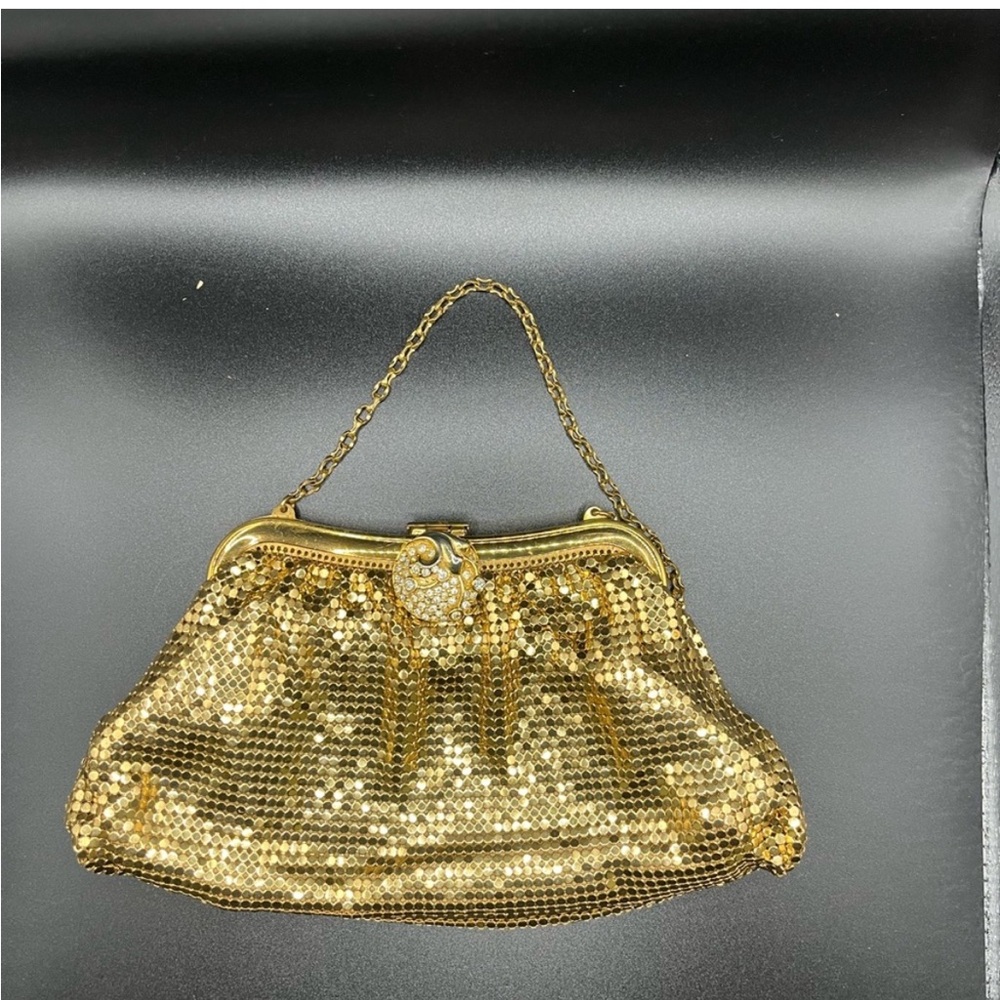 Whiting and Davis gold mesh bag
